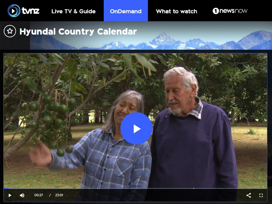 Torere Macadamias on TVNZ Country Calendar